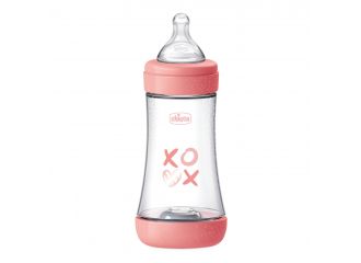 Chicco biberon p5 240ml med silicone girl
