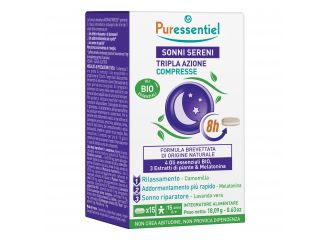 Puressentiel compresse tripla azione sonno 15 compresse