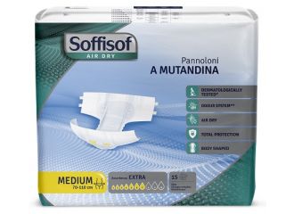 Pannolino mutandina air dry soffisof extra m 15 pezzi