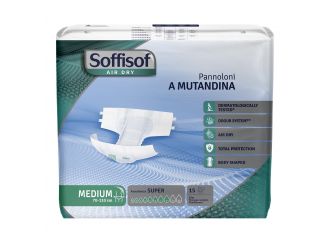 Soffisof air dry pannolino mutandina super m 15 pezzi