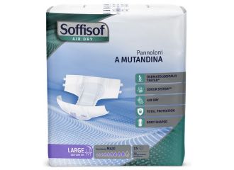 Soffisof air dry pannolino mutandina maxi l 15 pezzi