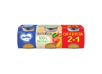 Mellin omogeneizzato frutta mista 3 pezzi da 100 g