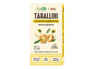 Foralle tarallini senza glutine olio extra vergine d'oliva 6 bustine da 30 g