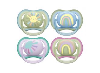 Succhietto avent ultra air 0-6m mixed rosa sole/arcobaleno