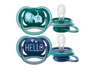Succhietto avent ultra air 18m+ elefanti/hello