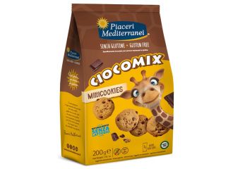 Piaceri mediterranei ciocomix mini cookies 200 g