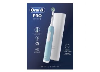 Oralb pro 1 blu spazzolino elettrico+tc