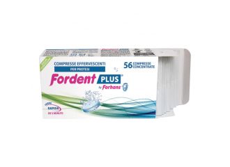 Fordent plus 56 compresse concentrate per dentiere e apparecchi ortodontici