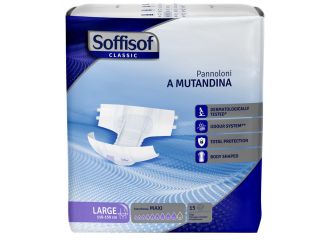 Soffisof classic pannolino mutandina maxi l 15 pezzi