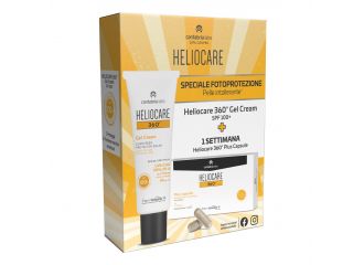 Heliocare 360 gelcream 100+ 50 ml + heliocare 360 plus 7 capsule campione