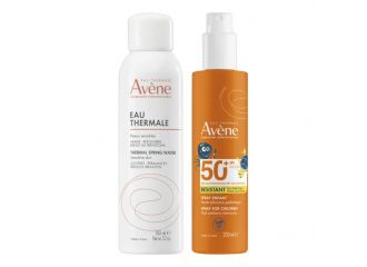 Avene solari spray bambini 50+ 200 ml + spray acqua 50 ml