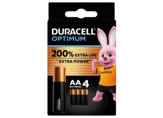 Duracell optimum aa b4 16 pezzi