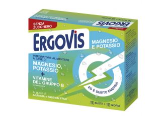 Ergovis mg+k vitamine b senza zucchero 12 bustine