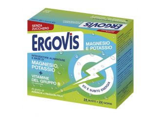 Ergovis mg+k vitamine b senza zucchero 24 bustine