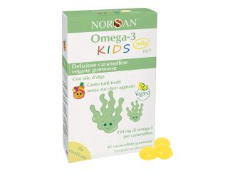 Norsan omega 3 kids jelly alga 45 caramelle gommose