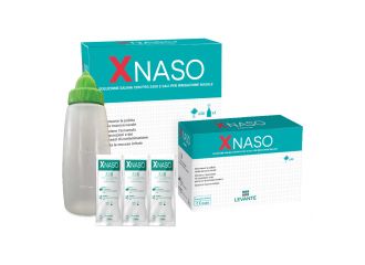 Soluzione salina con peg 3350 e sali per irrigazione nasale xnaso 30 bustine + 1 erogatore