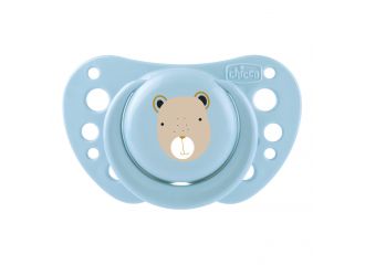 Chicco succhietti air azzurro silicone 2-6 mesi 2 pezzi