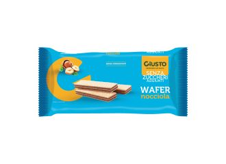 Giusto senza zucchero wafers nocciola 150 g