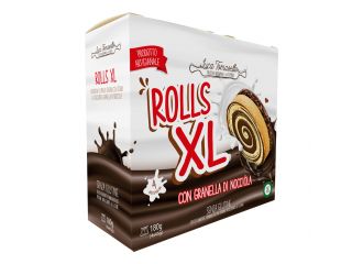 Rolls xl merendina pan di spagna granella nocciola 180 g