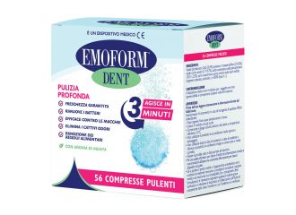 Compresse pulenti emoform dent 56 pezzi