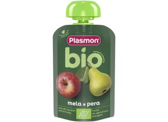 Plasmon mela pera bio pouches 100 g