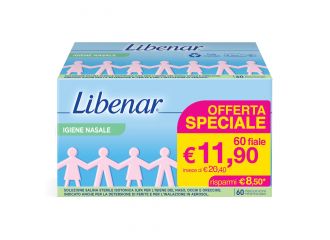 Fiale isotoniche libenar 60 pezzi da 5 ml
