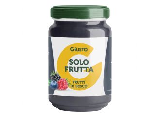 Giusto solo frutta confettura frutti di bosco 220 g