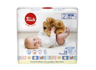 Trudi baby care pannolini mini 3/6 kg 24 pezzi