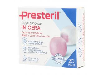 Presteril tappi auricolari cera 20 pezzi