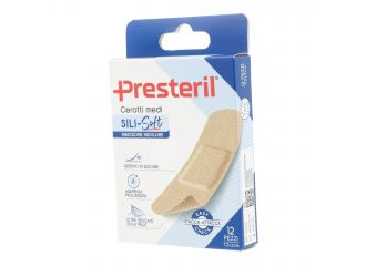 Cerotto presteril sili-soft skin 7,2x2 cm 12 pezzi