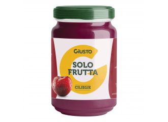 Giusto solo frutta confettura ciliegie 220 g