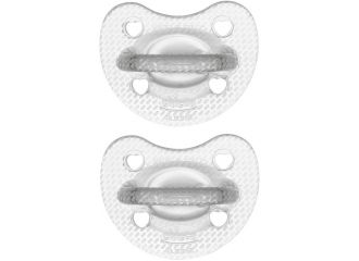 Chicco gommotto silicone crystal 16-36 mesi 2 pezzi