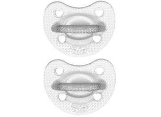 Chicco gommotto silicone crystal 2-6 mesi 2 pezzi