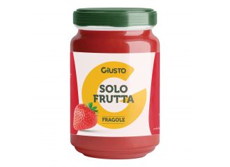 Giusto solo frutta confettura fragole 220 g