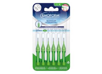 Emoform scovolino iso 0 verde 6 pezzi