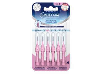 Emoform scovolino iso 1 rosa 6 pezzi