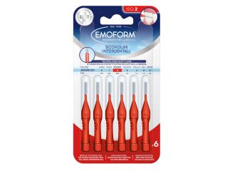 Emoform scovolino iso 2 rosso 6 pezzi