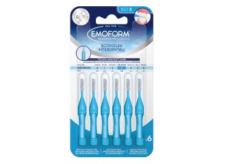Emoform scovolino iso 3 celeste 6 pezzi