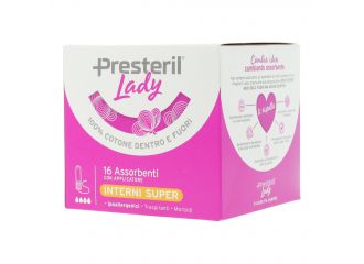 Lady presteril  assorbente interno compact super plus 16 pezzi