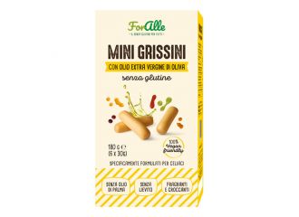 Foralle mini grissini con olio extra vergine di oliva 6 bustine x 30 g