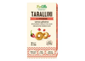 Foralle tarallini al peperoncino 6 bustine x 30 g