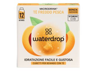 Waterdrop ice tea pesca 12 cubetti