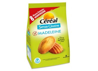 Cereal madeleine senza glutine 8 pezzi da 28,5 g