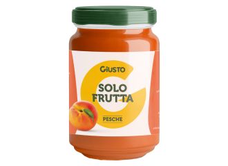 Giusto solo frutta confettura pesche 220 g