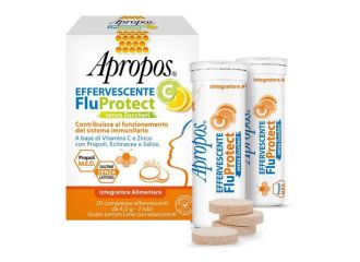 Apropos effervescente c fluprotect senza zuccheri 20 compresse effervescenti