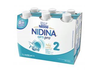 Nidina optipro 2 liquido 6 pezzi da 500 ml