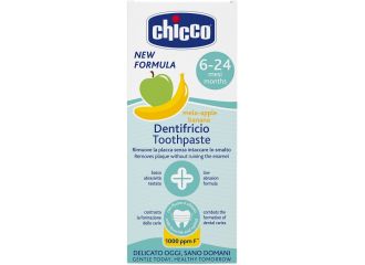 Chicco dentifricio 6 mesi+ melabanana con fluoro 50 ml