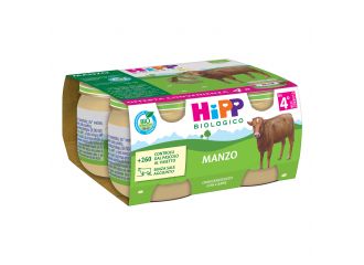 Hipp bio omogeneizzato manzo 4 pezzi da 80 g