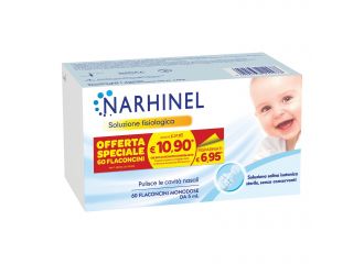Soluzione fisiologica per aspiratore nasale narhinel 60 flaconcini da 5 ml