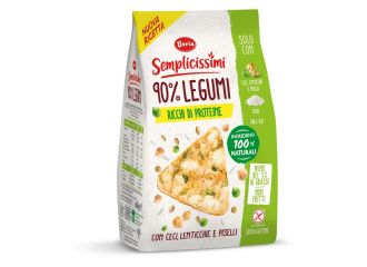 Doria semplicissimi snack 90% legumi ceci, lenticchie e piselli 60 g